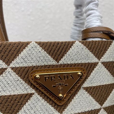 Prada Symbole jacquard fabric micro bag